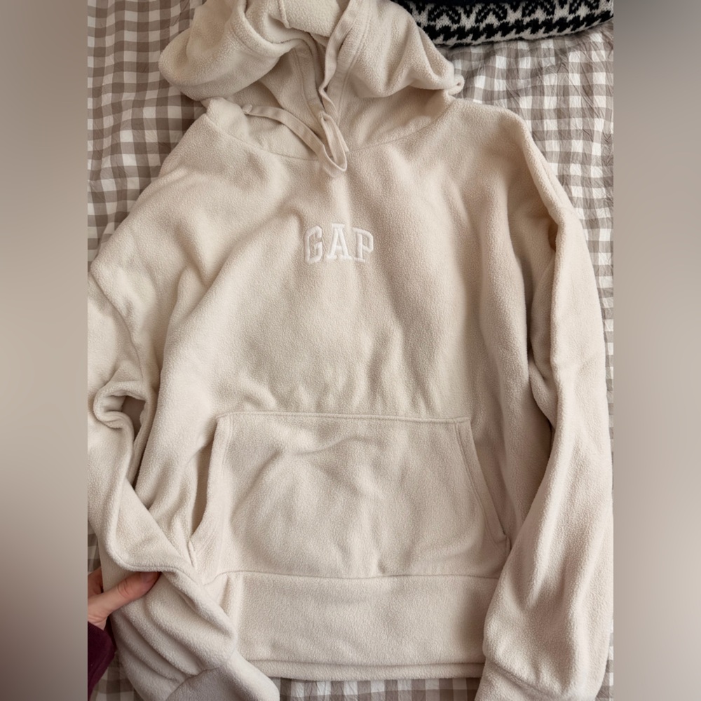 GAP Soft Cream Fleece Hoodie